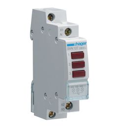 Piloto triple color rojo 230V, 0,9W máximo