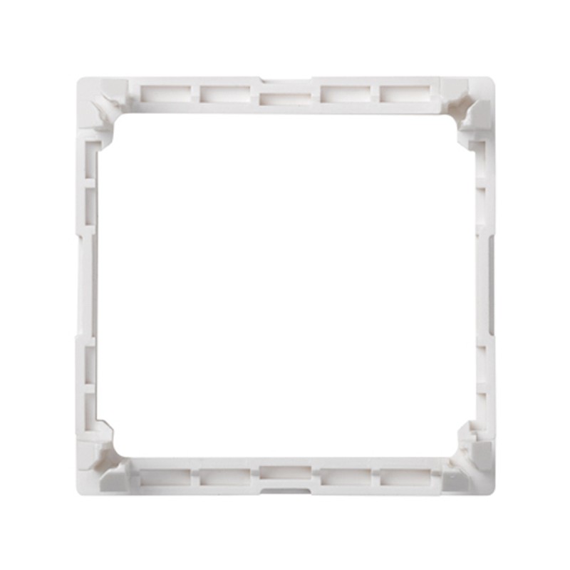 Kit caja pared de superficie o empotrar para 2 elementos dobles con 1 enchufe  doble, 2 placas para 1 RJ45 blanco Simon 500 Cima — Rehabilitaweb