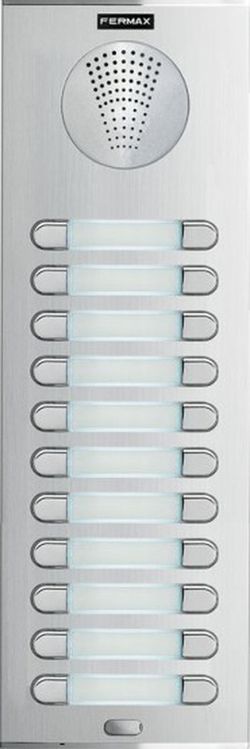 Placa City de 22 pulsadores Fermax