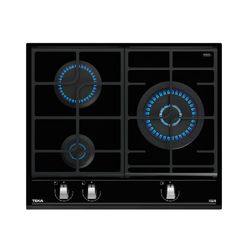 Placa de cristal de gás com função ExactFlame em 60 cmTeka