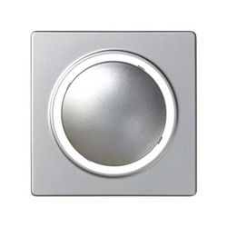 Placa para mecanismos de toque eletrônico com alumínio azul luminoso Simon 82