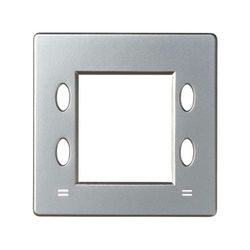 Placa para mecanismos electrónicos con display aluminio Simon 82