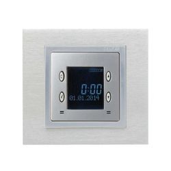 Plaat voor elektronische mechanismen met aluminium display Simon 82