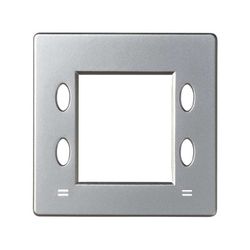 Plaat voor elektronische mechanismen met aluminium display Simon 82