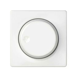 Placa para mecanismos electrónicos giratorios blanco Simon 82