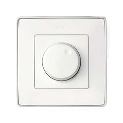 Placa para mecanismos eletrônicos rotativos branco Simon 82