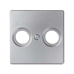 Simon 82 R-TV e chapa de alumínio SAT