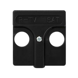 Placa para tomas inductivas de R-TV y SAT grafito Simon 27 Play