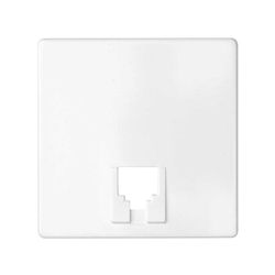 Placa para tomas telefónicas blanco Simon 82