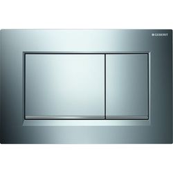 Pulsador Geberit Sigma 30 para doble descarga cromado