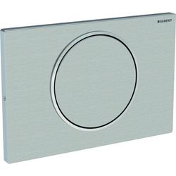 Pulsador Geberit Sigma10 acero inoxidable