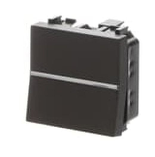 Push button with display and without recording 2 Zenit Anthracite Niessen modules