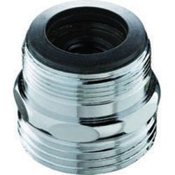Reducción macho 3/4" G. x macho 24/100 de latón cromado