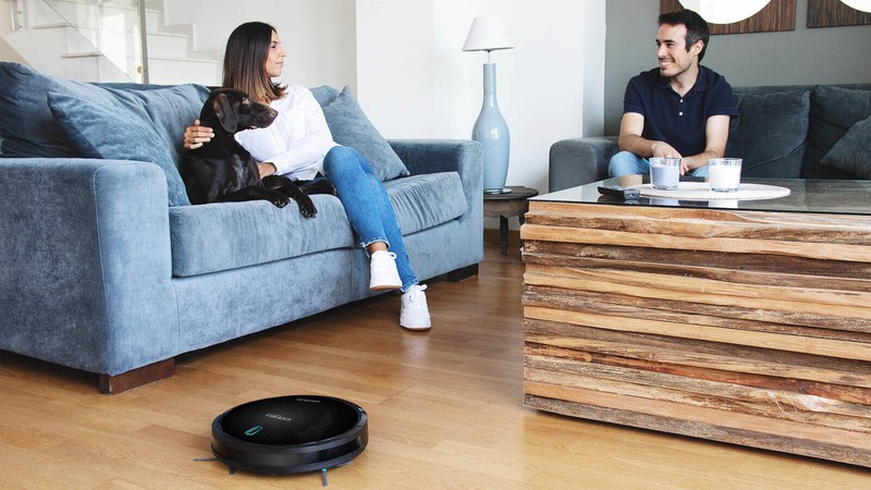 Cecotec Robot vacuum cleaner Conga 1090 Connected Force. App Control,  Aspire, Barre, scrub and pass mop
