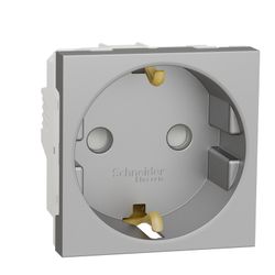Schuko NU303730 aluminio Schneider electric