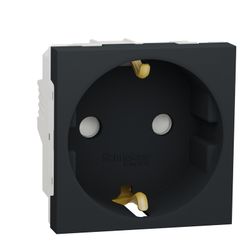Schuko NU303754 negro Schneider electric