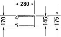 Halbfuß Duravit No.1