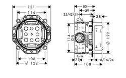 Hansgrohe Universal iBox Basisset