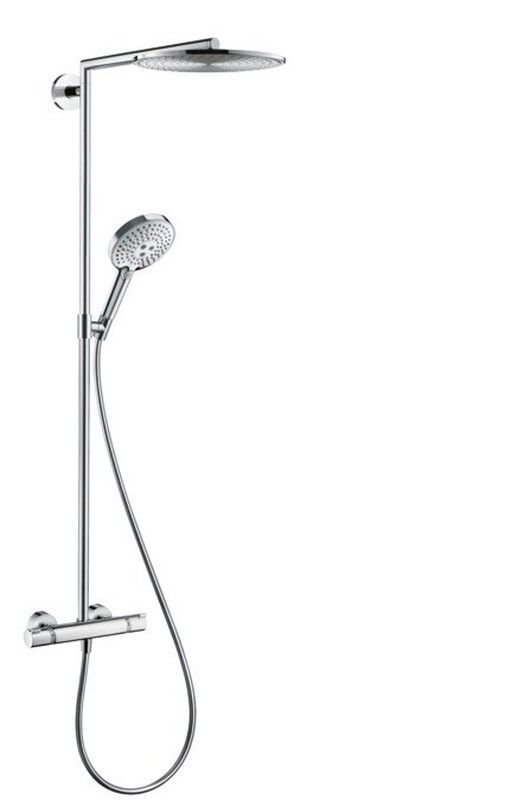 Doucheset met thermostaat Raindance 300 chroom Hansgrohe