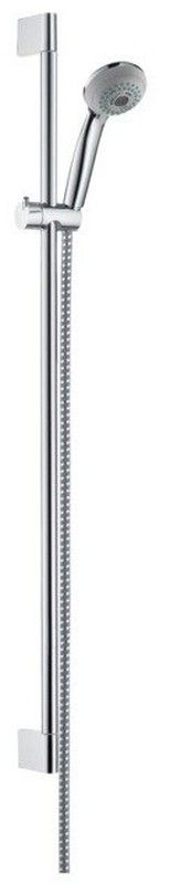 Set de douche multi avec barre de douche chromée Hansgrohe