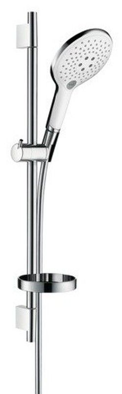 Set de ducha Raindance Select con barra de ducha y jabonera blanco Hansgrohe