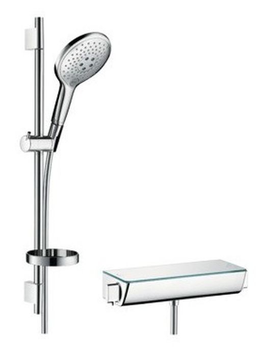 Set de douche avec thermostat Ecostat Select Combi 650mm Hasgrohe