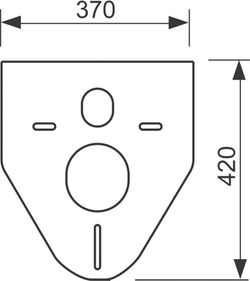 Schallschutzset für WC und Bidet Tece