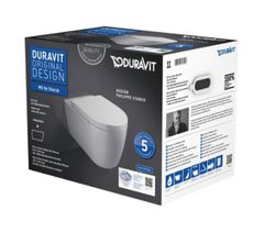 Set inodoro suspendido con asiento amortiguado Duravit Rimless