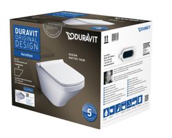 Set inodoro y asiento Durvit Durastyle Rimless