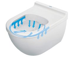 Conjunto de vaso sanitário e assento Starck 3 Rimless Duravit