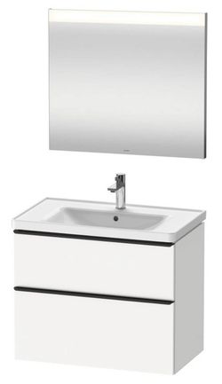 Set mueble suspendido con lavabo y espejo D-Neo
