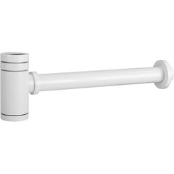Mattweißer runder Siphon mit Siphonflasche