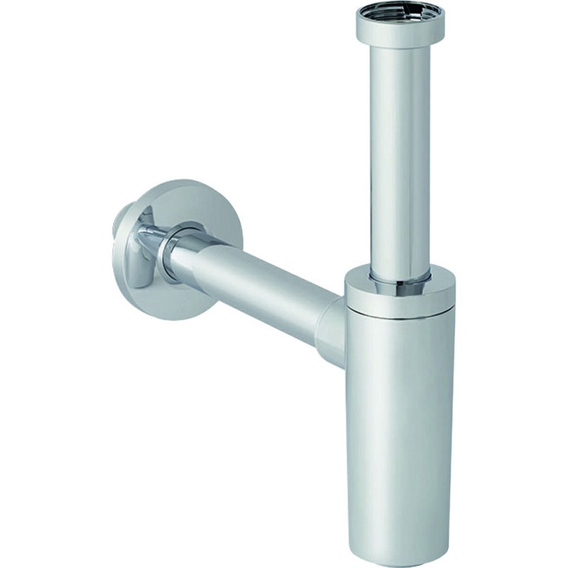Sifón curvo Geberit para lavabo y bidé, salida horizontal diámetro 40mm  blanco alpino — Rehabilitaweb