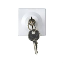 Conmutador con llave de 3 posiciones blanco Simon 27 Play