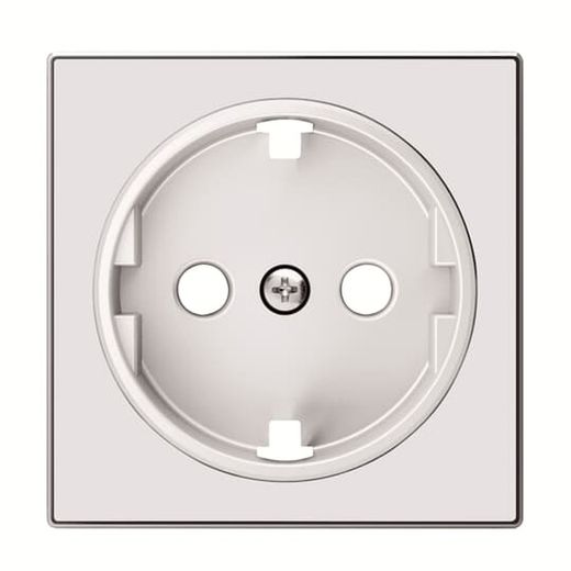Schuko tt lateral sky white plug base cover