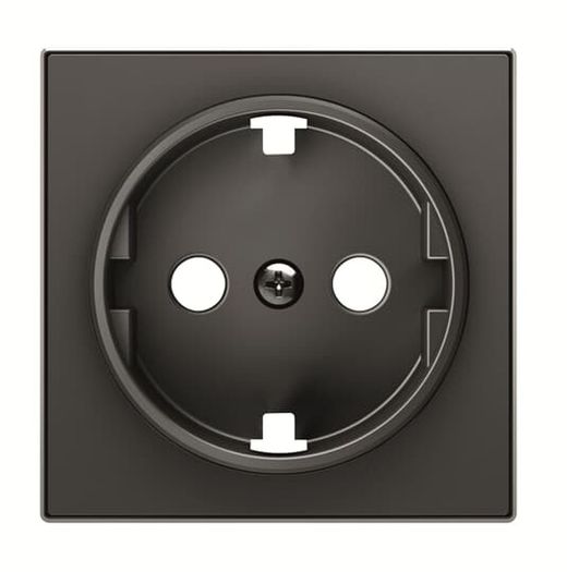 Cache de base bouchon schuko tt side sky noir soft