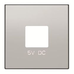 Tapa cargador usb sky plata