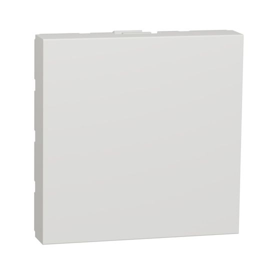 Capa em branco 2 módulos branco Schneider elétrico