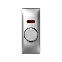 Tapa con visor para regulador electrónico de tensión giratorio aluminio Simon 82 Centralizaciones
