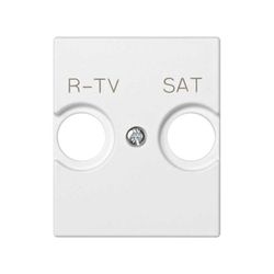 Tapa para tomas de R-TV y SAT blanco Simon 82 Centralizaciones
