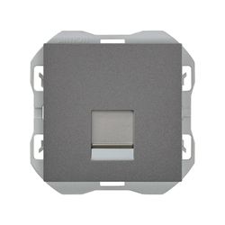 Tapa RJ45 Simon 270 con conector titanio