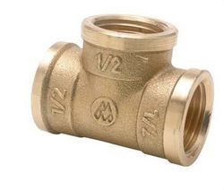 Te latón TH130 3/4" hembra - 3/4" hembra - 3/4" hembra Metalgrupsa