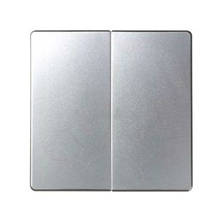 Tecla doble para mecanismo de persianas sin enclavamiento de seguridad aluminio Simon 82