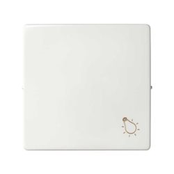 Tecla individual com gravação leve para botão branco Simon 82