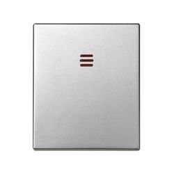 Tecla individual com visor para mecanismos de alumínio Simon 82