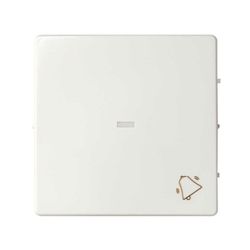 Chave individual com visor e capuz gravado para mecanismos branco Simon 82