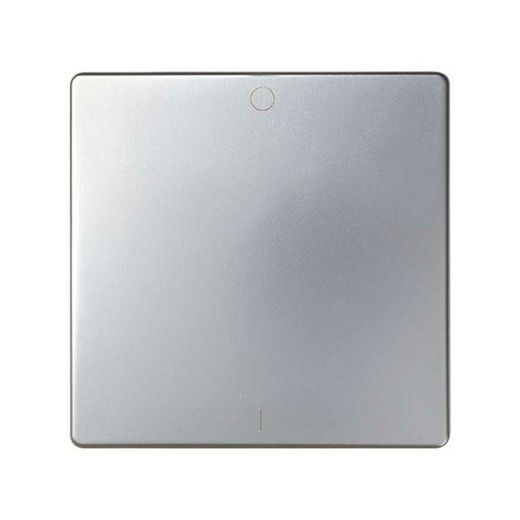 Touche unique pour interrupteur bipolaire avec gravure E / S Simon 82 aluminium