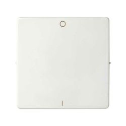 Tecla individual para interruptor bipolar con grabado I/O blanco Simon 82