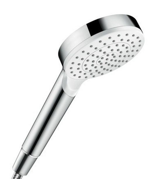 Doccetta EcoSmart Cornetta bianca / cromata Hansgrohe