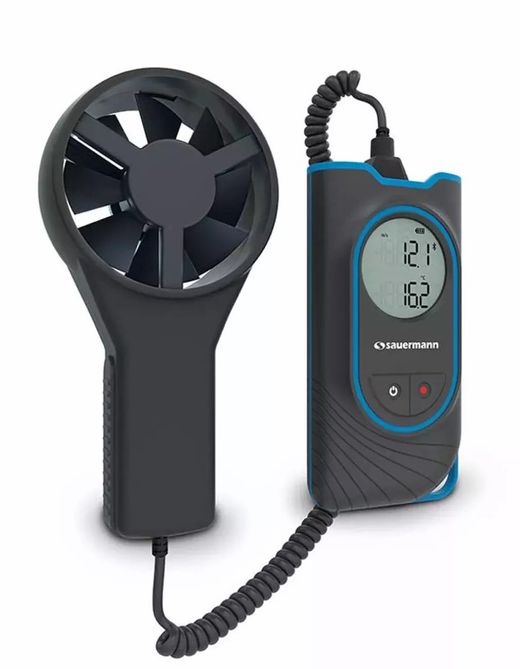 Termoanemômetro de hélice Com sonda de hélice integrada SiVV3